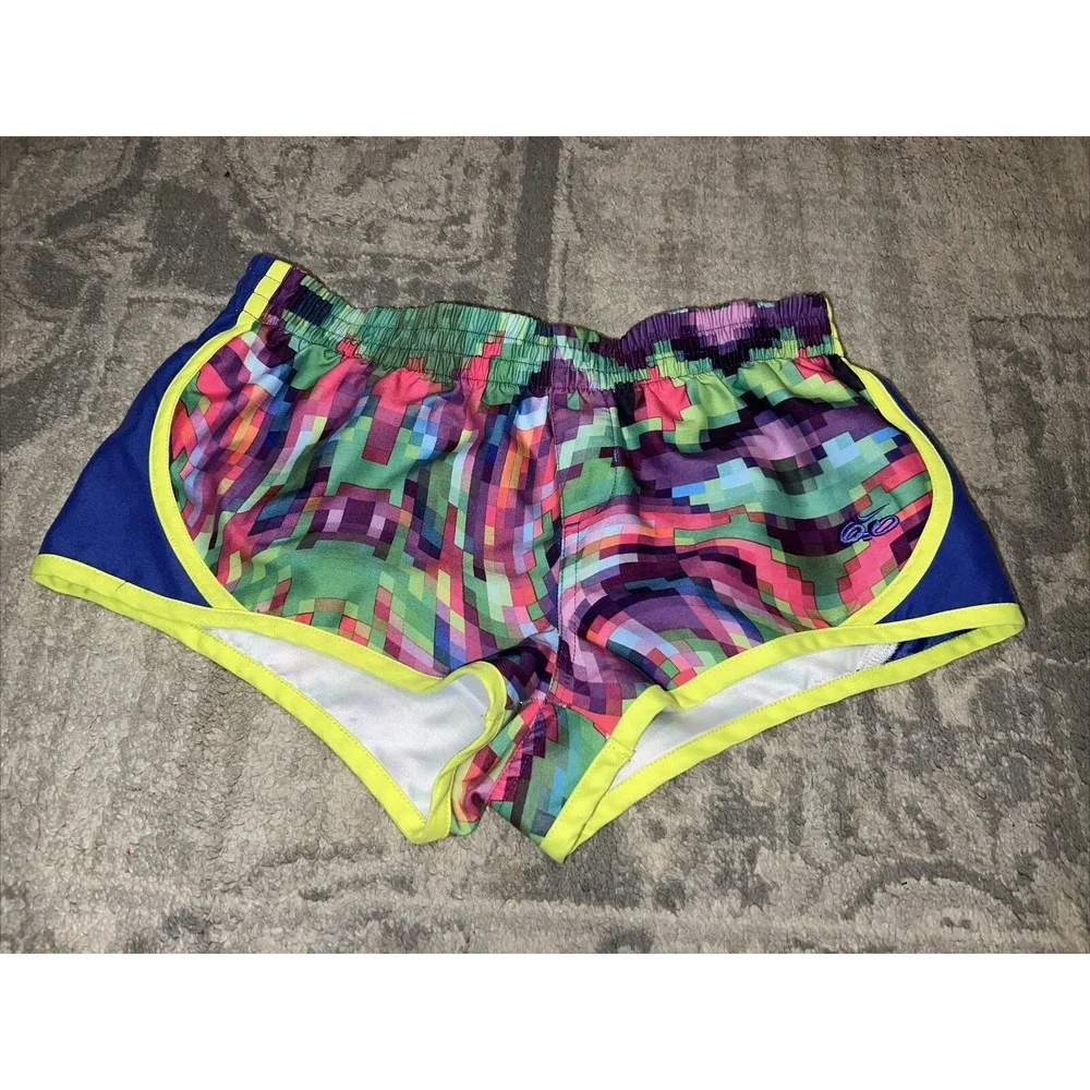 Girls Youth Nike‎ 6.0 Multi Color Athletic Shorts Size X-Large
